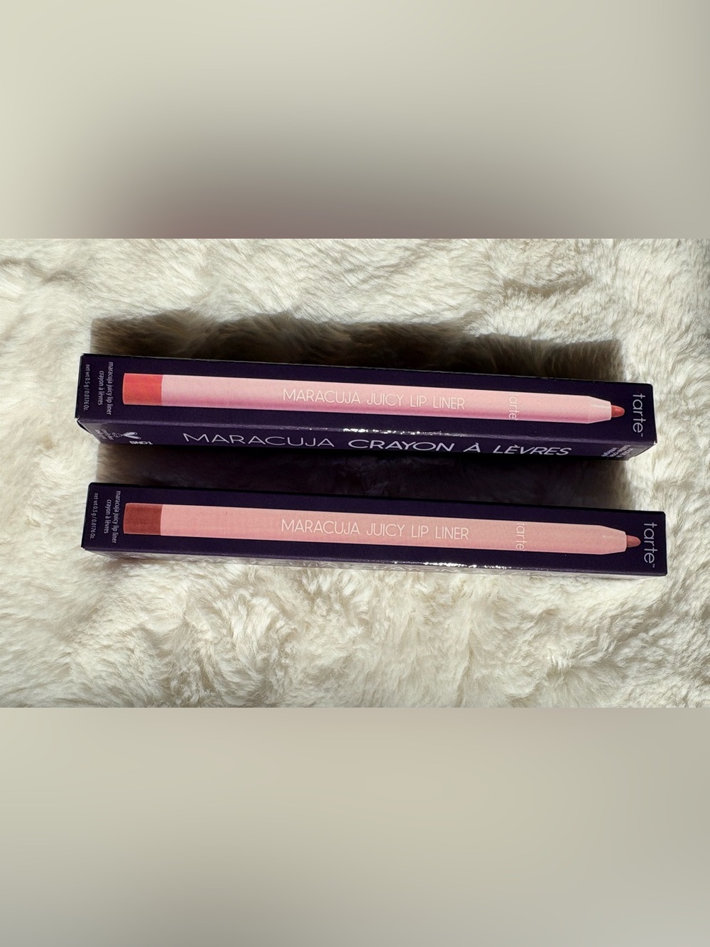 NIB tarte Maracuja Juicy Lip Liner - Dusty Rose and Soft Pink